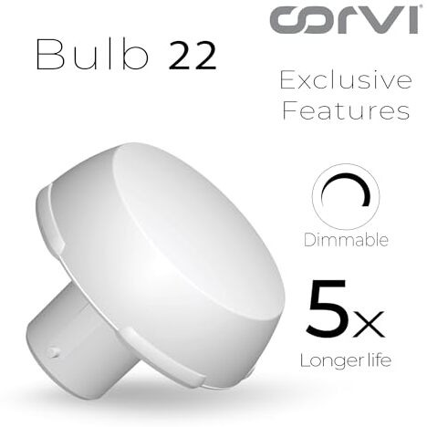 Corvi Led Bulb | 9 Watts Illumination Using 6 Watts Power | IndustryS Best 3 Star Rated Energy Saving Led Bulb | B22 Base, Compact, Non-Protruding, Dimmable | 4000K Easy White (Pack Of 3)