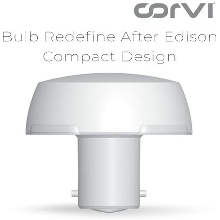 Corvi Led Bulb | 9 Watts Illumination Using 6 Watts Power | IndustryS Best 3 Star Rated Energy Saving Led Bulb | B22 Base, Compact, Non-Protruding, Dimmable | 4000K Easy White (Pack Of 3)