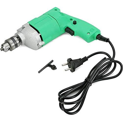 Atrhz New 10Mm Powerful Drill Machine Set - Yellow & Black | Complete Kit And 13Pcs Drill Bits | For Home Essential & Accessories Drilling Use - Drl13Bthob | High Speed Drill Machine