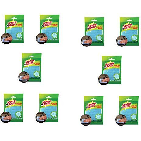 Scotch Brite Scrub Net Sponge-Pack Of 10