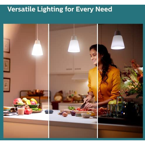 Philips Multi -Wattage Led Bulb|3 Wattages In 1 Led Bulb|15W, 8W, 0.5W 3 Way Scene Switch Led Bulb For Home & Decoration|Color Crystal White, Pack Of 1, B22D