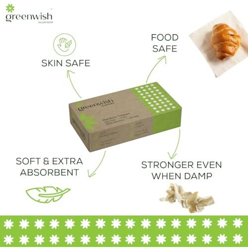 Greenwish Bamboo Soft Facial Tissue Box-100Pulls (Pack Of 5) | 100% Biodegradable, Eco Friendly And Chemical Free | Car Tissue Box