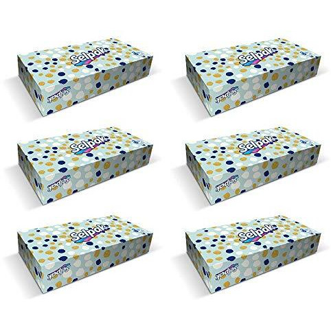 Selpak Mini Facial Tissue Box 3 Ply 70 Sheets Per Box (6)