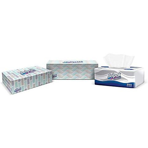 Selpak Mini Facial Tissue Box 3 Ply 70 Sheets Per Box (6)
