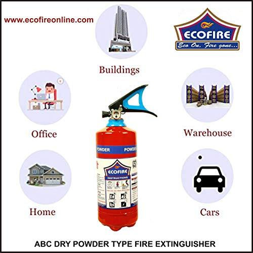 Eco Fire Iron Abc Powder Type Fire Extinguisher 2 Kg (Red) - Pack Of 2