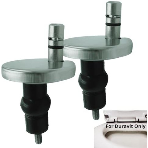 Jkc Ss Seat Cover Hinges Kit For Duravit Wall Hung And One Piece Toilet Soft Close Hydraulic Seat Cover Stainless Steel