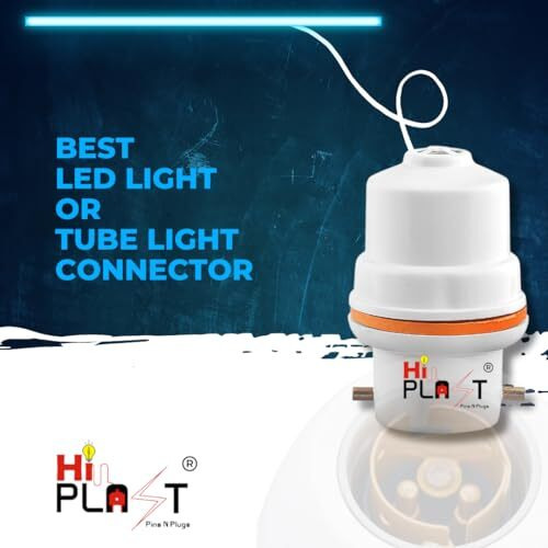 Hi-Plasst (Pack Of 15) Single Adapter Holder For Bulb | Bulb Holder Adapter Plug Used As Electric Fitting For Drawing Power From Any Bulb Holders