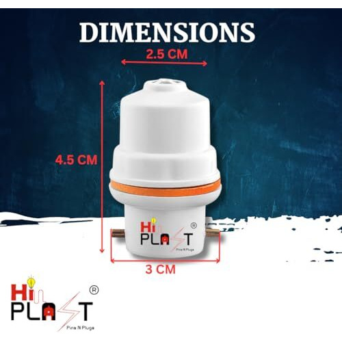 Hi-Plasst (Pack Of 15) Single Adapter Holder For Bulb | Bulb Holder Adapter Plug Used As Electric Fitting For Drawing Power From Any Bulb Holders