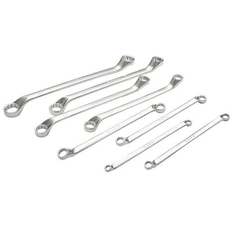 Tata Agrico Glossy Ring Spanner - Set Of 8 (Box Packing)