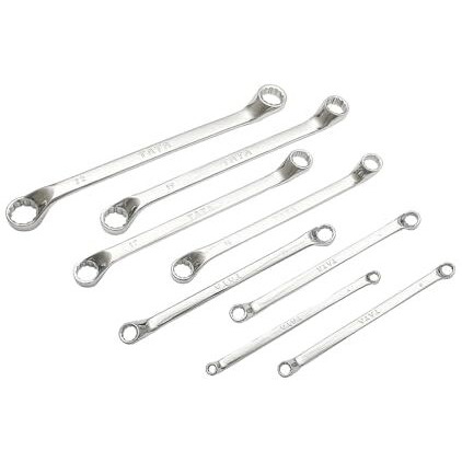Tata Agrico Glossy Ring Spanner - Set Of 8 (Box Packing)