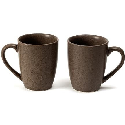 Beyond Homes Ceramic Coffee Mug Set Of 2, 180 Ml, Mocha Brown | Matte Smooth Textured | Ceramic Tea/Milk Mug | Microwave Safe | Ideal For Gifting, Daily Use Tea/Coffee Cups (2, Mocha Brown)