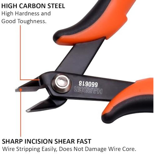 Harden 5.5" Wire Stripper Cutter, Carbon Steel - 660618
