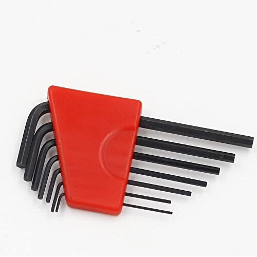 Aasons 7Pcs/Set 0.71Mm - 3Mm Mini Hex Key Set Hexagon Micro Allen Wrench Tool 7 Sizes (0.71Mm, 0.89Mm, 1.27Mm, 1.5Mm, 2Mm, 2.5Mm, 3Mm)
