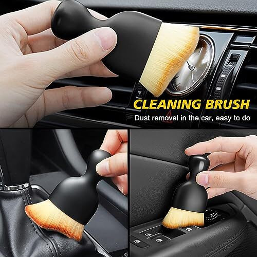 Car Interior Cleaning Mini Brush  Small Ac Vent Cleaner Scratch Free Duster For Cleaning, Pc, Laptop, Keyboard Mini Dust Cover Tool Cover, Brush, Brushes, Auto Soft Bristles Dusting Car, Home