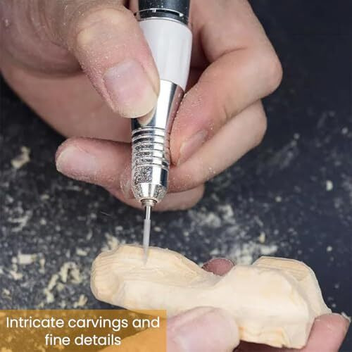 Serplex 6Pcs Carving Bits Detail Carving Bits For Dremel Rotary Tool Engraving Bit Stainless Steel Carving Drill Bit Detailing Engraving Bits Rotary Carving Bits For Diy Wooden Carving Woodworking
