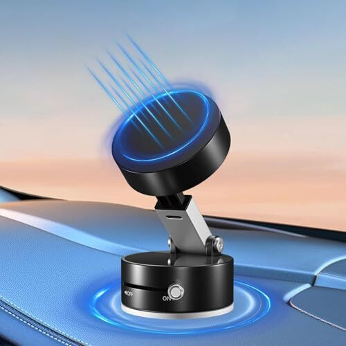 Skycell Magnetic Phone Holder For Car  Magnetic Suction Phone Mount | Magsafe Holder | Magnetic Mobile Holder For Car & Home (Black)