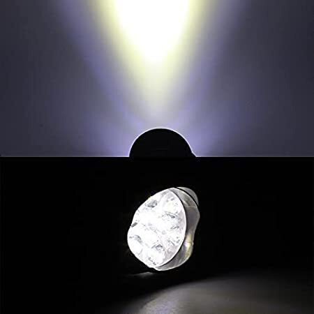 Eltron Turbo Elt87 Original 9 Led Fog Light/Lamp Waterproof, Head Lamp, Bar Light Universal For All Bike, Scooty, Motorcycle Work Lamp For Off-Roading (Pack Of 2, Switch) 12V Dc 15W, White Light