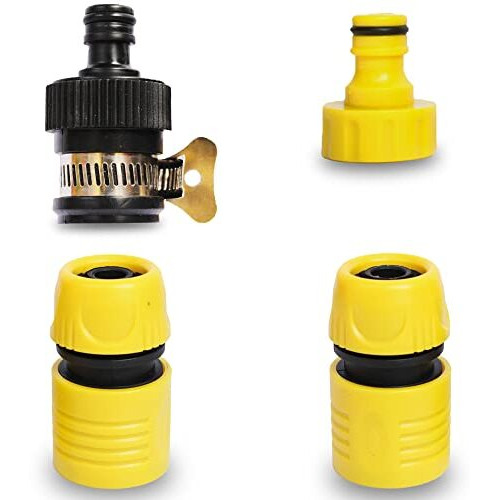 Vmtc Tap Connector Kit 1/2" Quick Connector Pair, Tap Adapter For Gardening & High-Pressure Car Washers (Compatible With Karchre, Bosch, Black & Decker, Hbertt, And More)