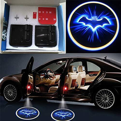 Automaze Wireless Car Welcome Logo Shadow Projector Ghost Lights Kit Set Of 2 For All Cars