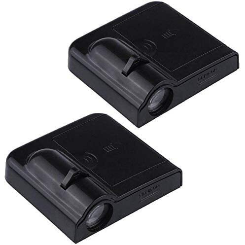 Automaze Wireless Car Welcome Logo Shadow Projector Ghost Lights Kit Set Of 2 Compatible (For New M-Ahindra)