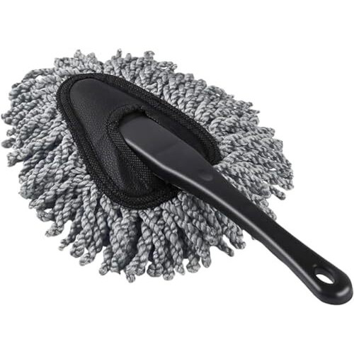 Romino Car Duster, Extendable Long Handle Microfiber Car Duster Exterior Scratch Free Car Cleaning Tool, Car Dust Brush For Truck, Suv, Rv, Motorcycle, Vehicles Cleaning (Small)
