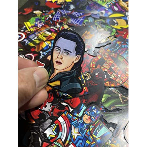 Pixelartz Super Heroes Dark Theme Styling Doodle Diy Vinyl Stickers For Laptop, Skateboard, Luggage, Snowboard, Refrigerator, Toys, Car, Bikes, Phones, Guitar (Set Of 70 Stickers) Multicolor (009)
