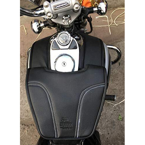 Sahara Seats Bajaj Avenger 150/160/180/220 Cruiser Pocket Tank Cover Bag (Black)