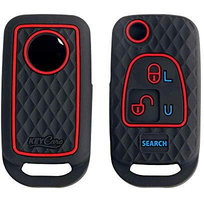 Keycare Silicone Key Cover Compatible For Mahindra Bolero Flip Key (Black)