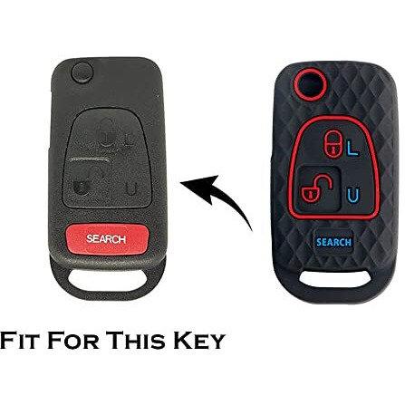 Keycare Silicone Key Cover Compatible For Mahindra Bolero Flip Key (Black)