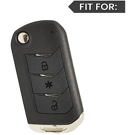 Keyzone Woodgrain Tpu Key Cover & Keychain For Mahindra Thar, Bolero, Scorpio, Xuv700, Xuv400, Xuv3X0, Xuv300, Tuv300, Marazzo Flip Key (Walnut Brown)