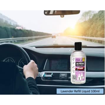 Cero Lavender Car Perfume Refill Liquid For All Brands Of Vaporiser Machines (100Ml)