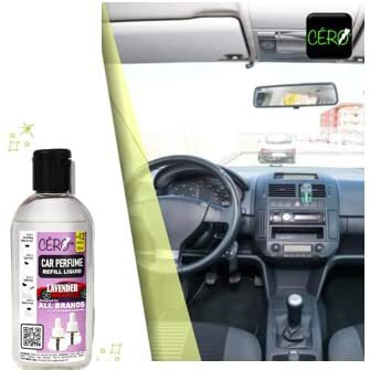 Cero Lavender Car Perfume Refill Liquid For All Brands Of Vaporiser Machines (100Ml)