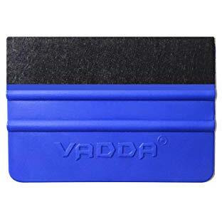 Vadda Vinyl Plastic Car Squeegee Decal Wrap Applicator Soft Felt Edge Scraper (Pack Of 1)