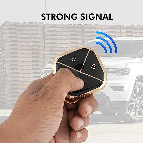 Shopoflux Tpu Key Cover Compatible With Mg Comet Ev Electric 3 Button Smart Key (Black)