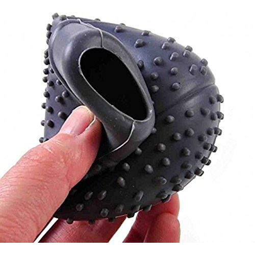 Delhi Traderss Silicone Oval Nonslip Car Gear Shift Knob Cover Coller (Black), Plastic