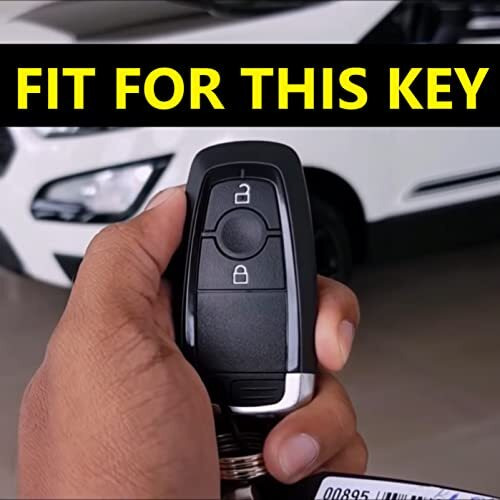 Shopoflux Tpu Key Cover Compatible With New Ford Ecosport Titanium (Black Tpu Pack 1)