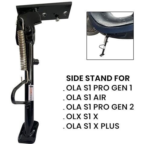 Grandbiker Side Stand, Compatible For O.L.A S1 X Plus Electric Scooters