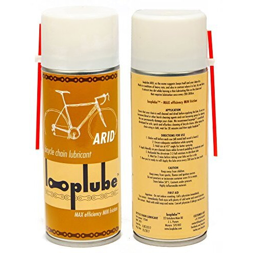 Looplube Arid - Dry Finish Bicycle Chain Lube For Dry, Dusty And Rainy Conditions (125Ml)
