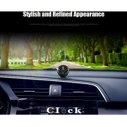 Cloudsale Universal Car Dashboard Analog Clock With Vent Clip And Adhesive Tape