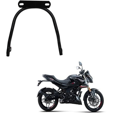 Grandbiker Front Fender Number Plate Holder For Pulsar N160 (Black)