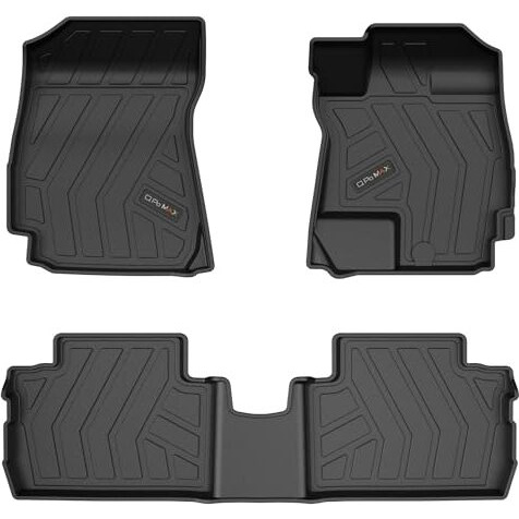 Q Po Max-Nexon-Ev Sept23 - Till Date | Tpe Car Floor Mat |Anti Slip All Weather Mats For Nexon Ev (Black)