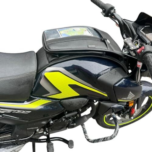 Sahara Seats Compatible With Sp125 Half Pocket Tank Cover With Mobile Holder Black