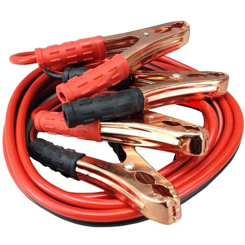 Kreshu 3000Amp Heavy Duty Pure Copper Battery Booster Cable | Car Battery Jump Cable Safety Protection Conductive Jumpers Booster Cables Jumper Wire With Smart Car Battery Clamp For Jump Starter