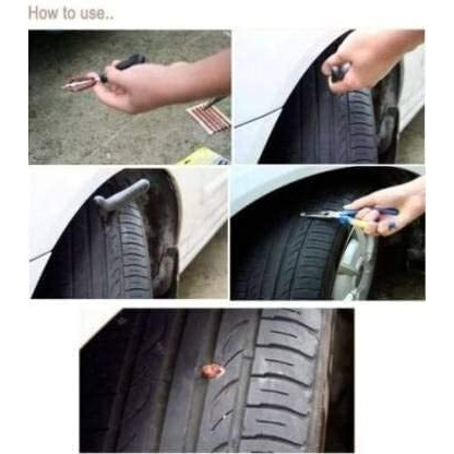 Maxxpro Car Tire (Tyre) Repair Strings, Maxx Pro Rubber Tire Puncture Repair Strips Tubeless Repair Tool For Car Truck Motorbike