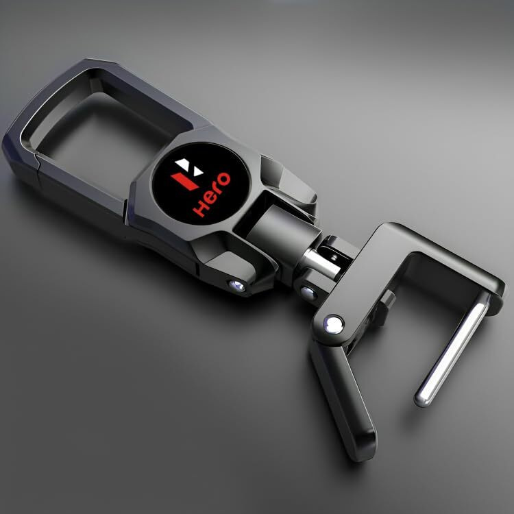 Greenworld Premium Dual Side Logo Keychain Compatible With Bike Motercycle Key Chain