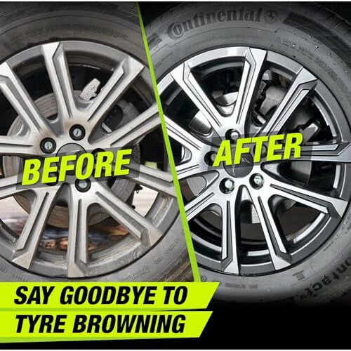 Wavex All Wheel And Tyre Cleaner For Car Concentrate (1L) | Dilutes 15 Times With Water | Acid Free Formulation - All Wheel Safe - Also Car Alloy Wheel Cleaner