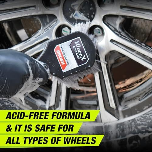 Wavex All Wheel And Tyre Cleaner For Car Concentrate (1L) | Dilutes 15 Times With Water | Acid Free Formulation - All Wheel Safe - Also Car Alloy Wheel Cleaner