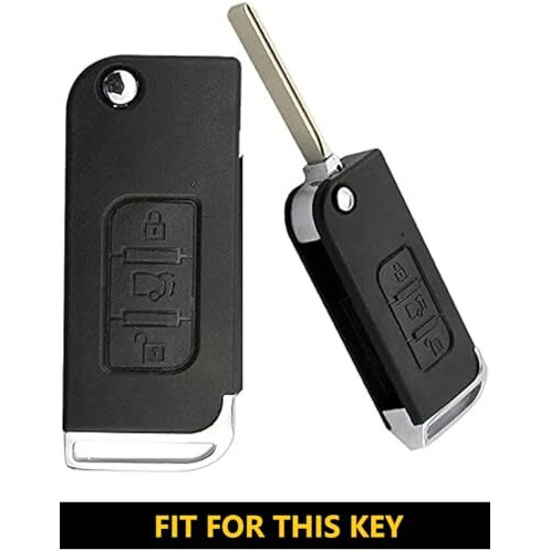 Shopoflux Metal Key Cover Compatible For Mahindra Xuv 500 Old 3 Button Flip Key