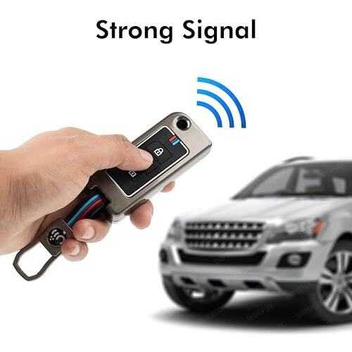 Shopoflux Metal Key Cover Compatible For Mahindra Xuv 500 Old 3 Button Flip Key