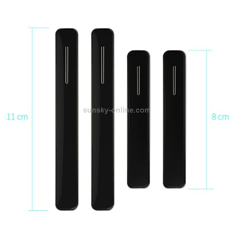Automaze Polyvinyl Chloride 3R Universal Door Edge Guard For Car Exterior, Compatible With All Cars, Set Of 4 (2165-Black)